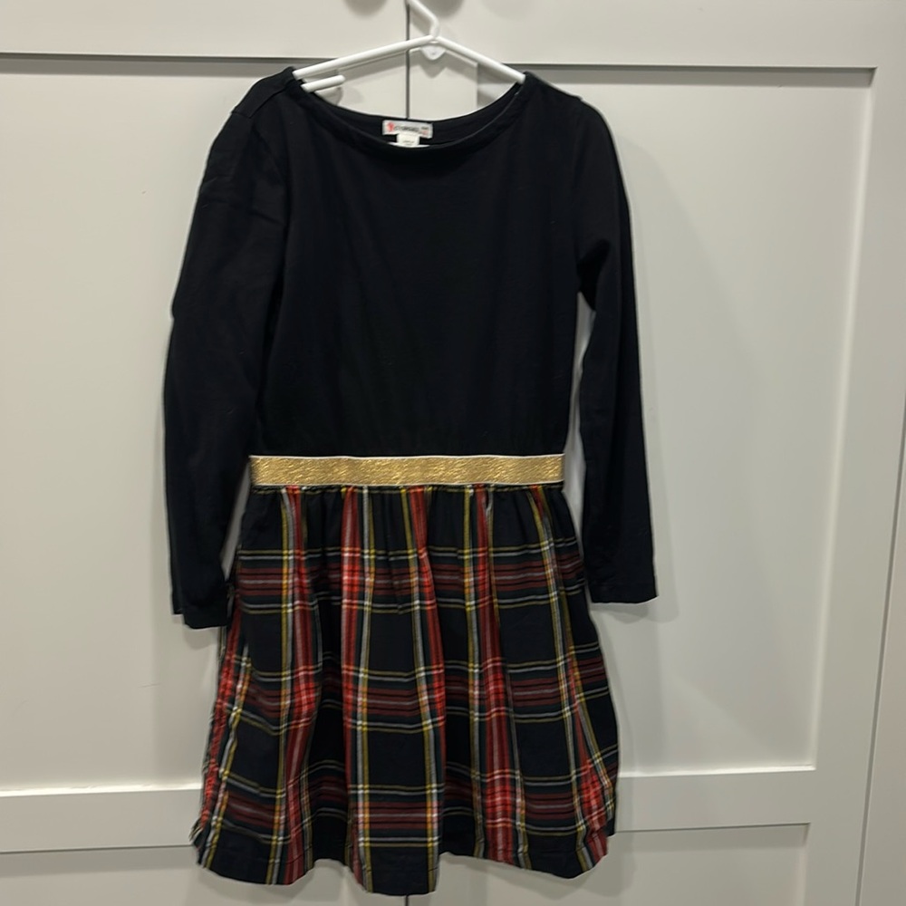 Crewcuts Plaid Holiday Dress size S (Girls size 6x or 7x)
